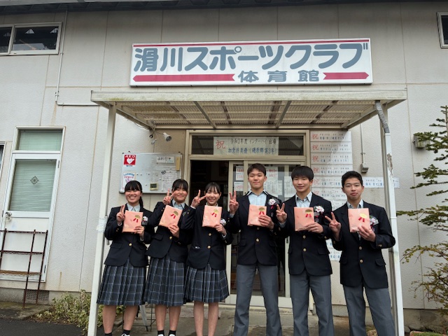 中学3年生の卒業式